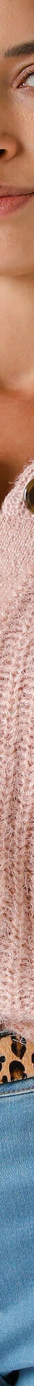 Gilet en maille anglaise fils brillants (rose) Gilet en maille anglaise fils brillants (rose)